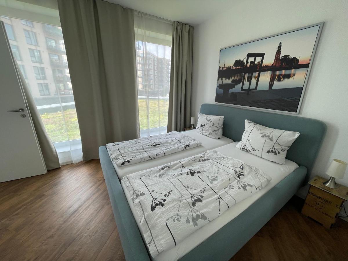 Ferienwohnung Romeike "Newport" Bremerhaven Bagian luar foto